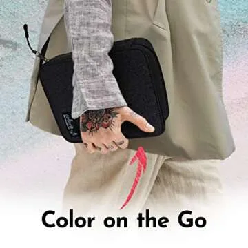 ColorIt Glitter Gel Pens - 96 Pack of Art Markers