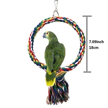 Litewoo Bird Swing Toy for Parrots and Budgies