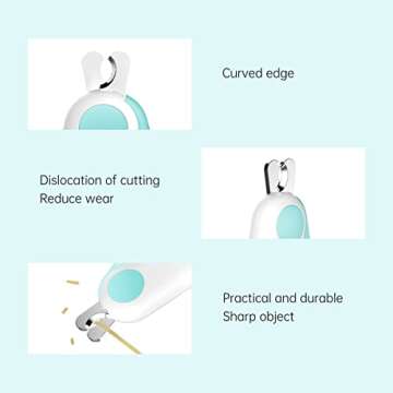 Petgravity Nail Clippers with LED Light for Pets