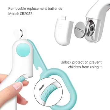 Petgravity Nail Clippers with LED Light for Pets