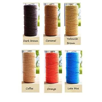 Natural Macrame Cotton Cord, 3mm 109 Yards for Crafts