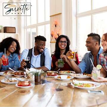 County Fair Mason Jar Drinking Glasses with Handles - Set of 2