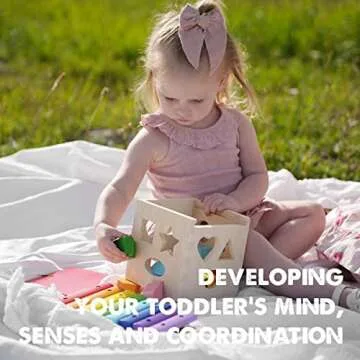 Tiny Land Montessori Toys for Toddlers - 4 Wooden Toys Set