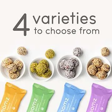 nomz Pistachio Energy Bites, Delicious & Healthy, Vegan-Friendly, Paleo, Great Source of Nutrients, Non-GMO, Gluten-Free, 12-Pack