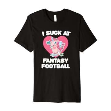 I Suck At Fantasy Football Unicorn Shirt