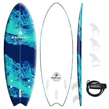 Wavestorm 5'6" Soft Top Surfboard - Perfect for Beginners & All Levels
