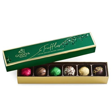 Godiva Chocolatier Holiday Assorted Gourmet Chocolate Truffle Gift Box Delights