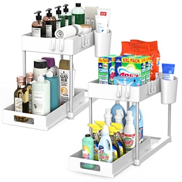 Kjfeoiye Under Sink Organization Solutions for Every Home