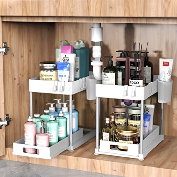 Kjfeoiye Under Sink Organization Solutions for Every Home