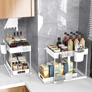 Kjfeoiye Under Sink Organization Solutions for Every Home