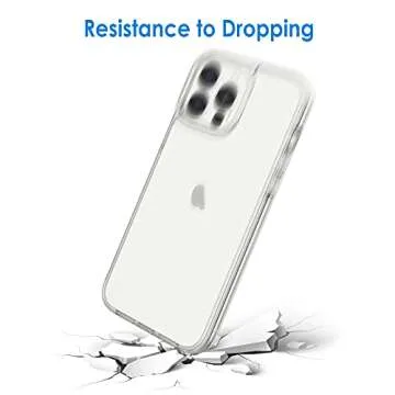 JETech Case for iPhone 13 Pro Max 6.7-Inch, Non-Yellowing Shockproof Phone Bumper Cover, Anti-Scratch Clear Back (Clear)