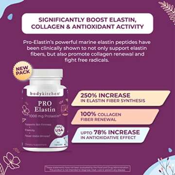 Pro-Elastin 1000mg Supplement for Youthful Skin and Elasticity