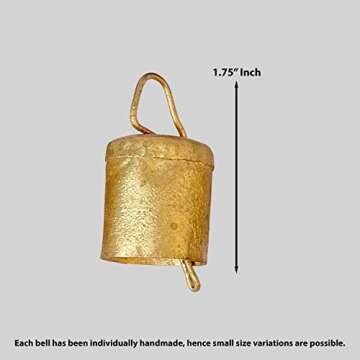 Vivanta Christmas Decorations - Bells for Crafts, Home Decor, Bell Ornaments, Decorations, Decoratio...