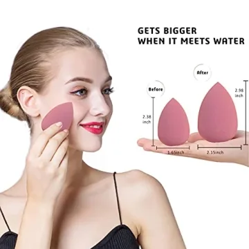 5 Pcs Premium Makeup Sponges Set for Cream and Powder