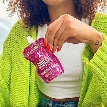 Mamma Chia Strawberry Banana Organic Snack - 16 Pack!