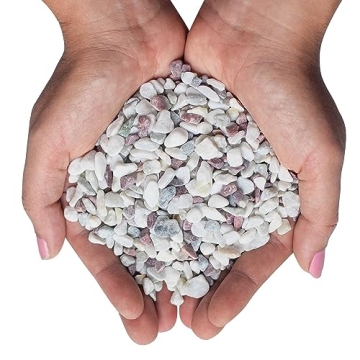 Decorative Natural Stone Pebbles for Planters - 2.5 lbs