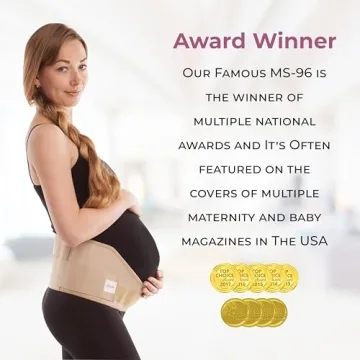 GABRIALLA Elastic Pregnancy Belly Band for Comfort & Support