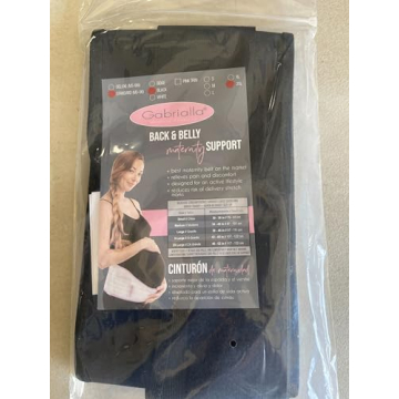 GABRIALLA Elastic Pregnancy Belly Band for Comfort & Support
