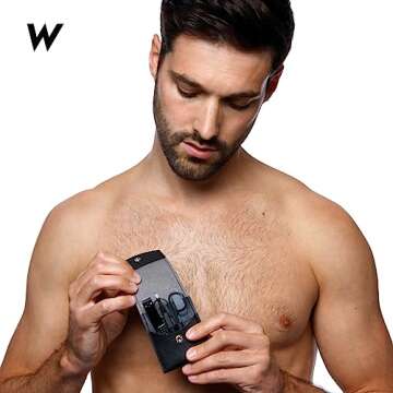 Wolf Project Nail Grooming Kit - Manicure Set: 4-piece (Tweezers And Nail Clipper With File And Scissors) Stainless Steel - The Perfect Travel Nail Kit