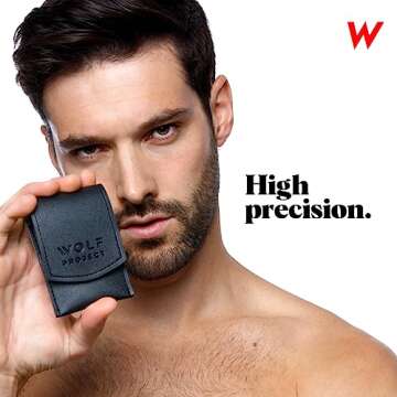 Wolf Project Nail Grooming Kit - Manicure Set: 4-piece (Tweezers And Nail Clipper With File And Scissors) Stainless Steel - The Perfect Travel Nail Kit