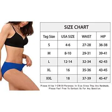 Women's Hipster Panties Seamless Low-rise Cheekini Panty Soft Stretch Bikini Underwear (Multi Colors,Pack of 5) S