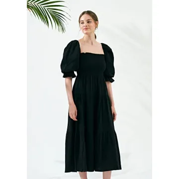 Chic Women’s Classic Cotton Maternity Dress for Stylish Moms