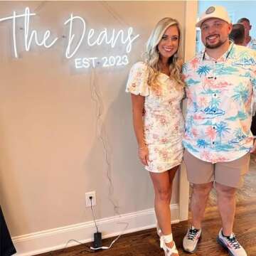 Custom Neon Signs, Personalized Neon Signs for Wall Decor, LED Neon Light Signs Customizable, Neon Name Sign for Wedding Birthday Gift Bedroom Shop Bar Salon Decor