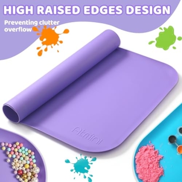 Silicone Art Mats for Kids - Easy Clean Crafting Fun