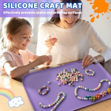 Silicone Art Mats for Kids - Easy Clean Crafting Fun