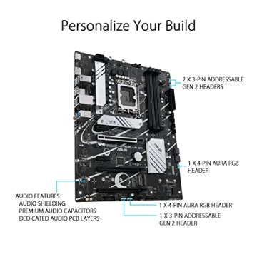 ASUS H770 ATX Motherboard with PCIe 5.0 for Gamers