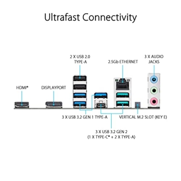 ASUS H770 ATX Motherboard with PCIe 5.0 for Gamers