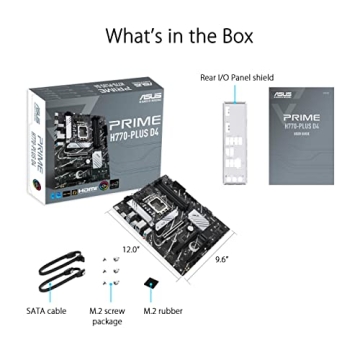 ASUS H770 ATX Motherboard with PCIe 5.0 for Gamers