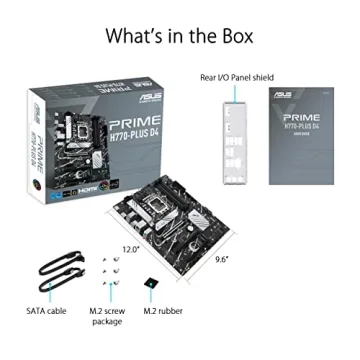 ASUS H770 ATX Motherboard with PCIe 5.0 for Gamers