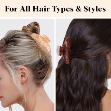 Kitsch Recycled Large Marble Claw Clip for Women