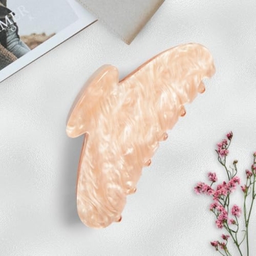 Kitsch Recycled Large Marble Claw Clip for Women