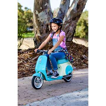 Razor Pocket Mod Petite Euro-Style Electric Scooter - Blue