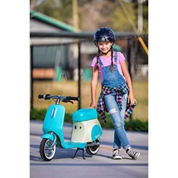 Razor Pocket Mod Petite Euro-Style Electric Scooter - Blue