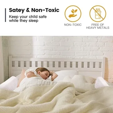 YENING Soft Toddler Bed Bumpers for Safe Sleep