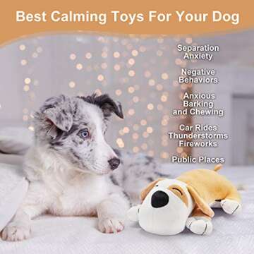 Moropaky Heartbeat Dog Toy for Puppy Anxiety Relief