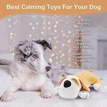 Moropaky Heartbeat Dog Toy for Puppy Anxiety Relief
