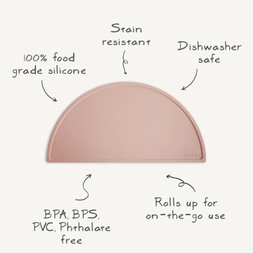 Stylish Mushie Kids Silicone Placemat | Easy to Clean