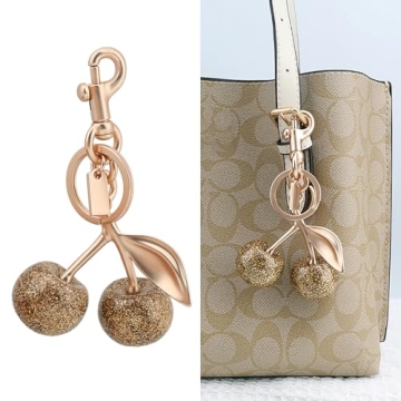 Zhoxod Cherry Keychain Stylish Handbag Charm