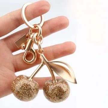 Zhoxod Cherry Keychain Stylish Handbag Charm