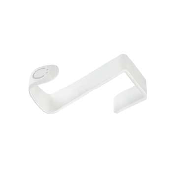Ubbi Multi-Use Potty and Utility Hook, No Hardware Or Installation Needed, Durable and Sturdy to Hang Over Toilet Tank Or Door, Polypropylene, White