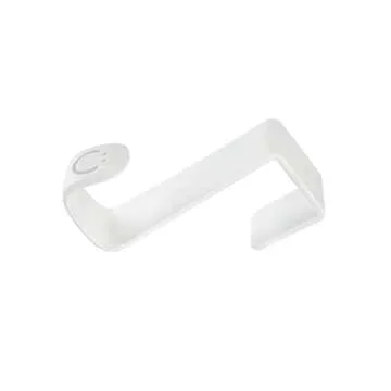 Ubbi Multi-Use Potty and Utility Hook, No Hardware Or Installation Needed, Durable and Sturdy to Hang Over Toilet Tank Or Door, Polypropylene, White