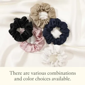 LilySilk Silk Hair Scrunchies for Frizz Prevention