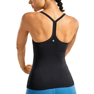 CRZ YOGA Seamless Workout Tank Top for Women - Racerback Style