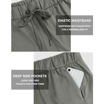 SANTINY Women's Lounge Shorts 2.5'' Comfy Workout Hiking Athletic Running Casual Shorts for Women with Pockets (01-Grey Sage_M)