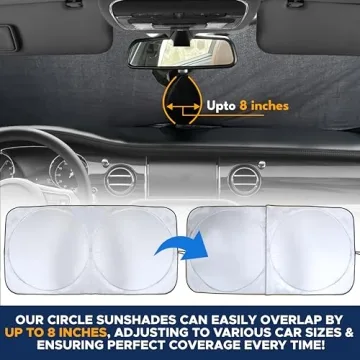 EcoNour Car Windshield Sun Shade Reflective and Durable