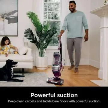 Shark AZ3000 Stratos Powered Lift-Away Upright Vacuum with DuoClean PowerFins HairPro, Self-Cleaning Brushroll Odor Neutralizer TechnologyQ (Renewed)